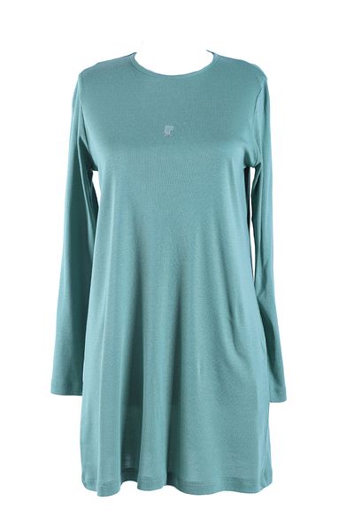 Plistre 1455_Printed Stoned Hijab Tunic