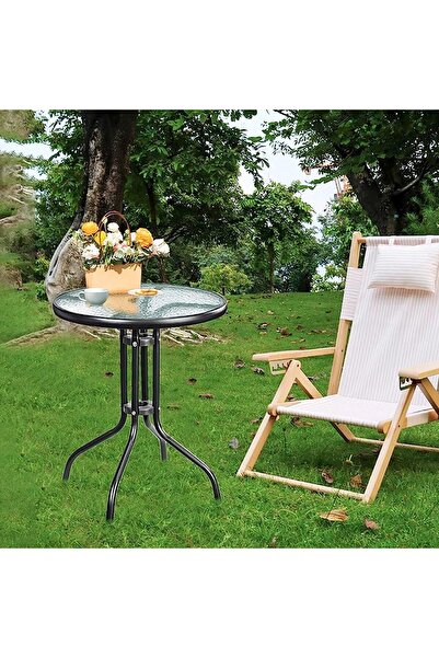 Hexar Outdoor Table Round Patio Table Coffee Table Side Table