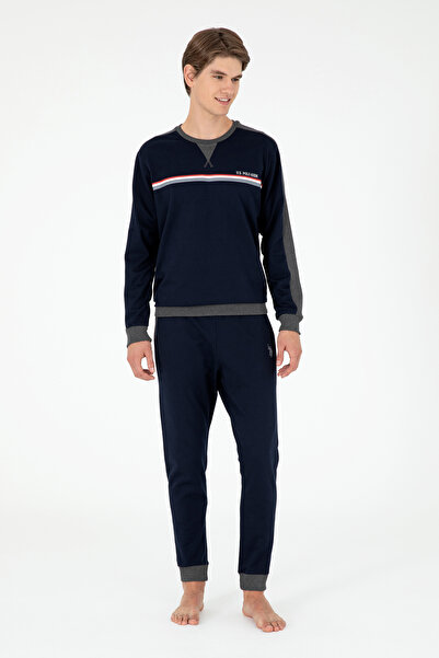 U.S. Polo Assn. Erkek Lacivert Pijama Takımı 50301711-VR033