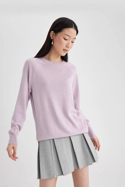 DeFacto Pulover de damă liliac - Model I6913az/pr337