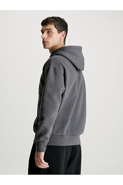 Calvin Klein Raısed Embroıdered Logo Hoodıe