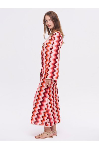 LA GARİTA Lola Colorful Patterned Dress