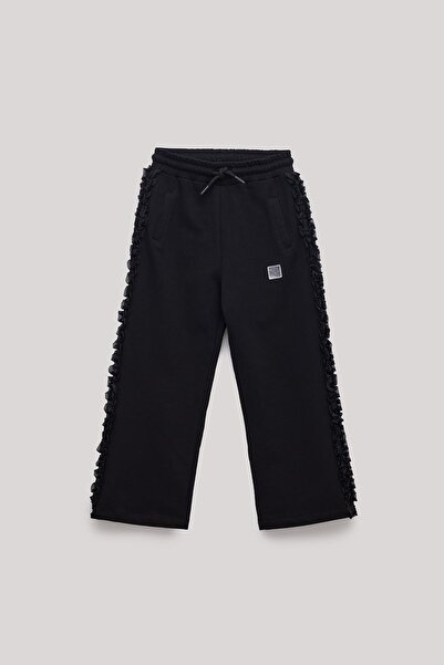 Tyess Bg Store Girl's Black Sweatpants