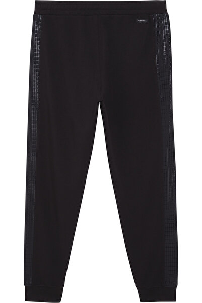 Calvin Klein MIXED MEDIA INTERLOCK SWEATPANTS