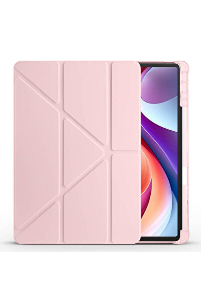 UnDePlus Lenovo Tab M11 /tab K11 11inç 2024 Kılıf Kalem Bölmeli Trifolding Case Tb330fu Tb330xu Tb331fc