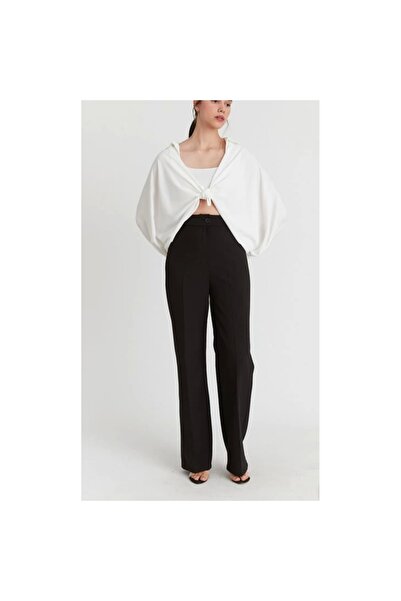 Aworlddesign Palazzo Leg Fabric Trousers