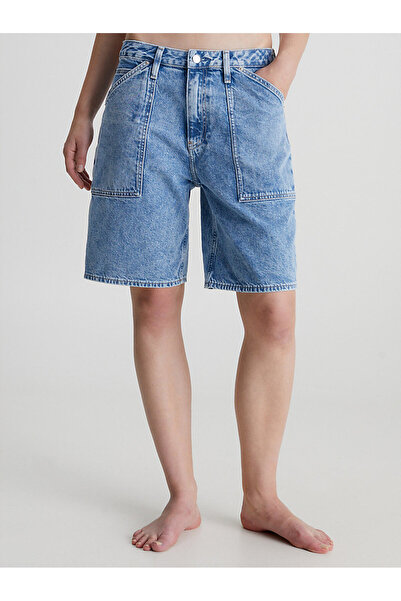 Calvin Klein Kadın 90S Straight Denim Şort