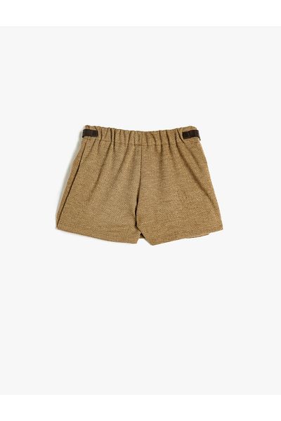 Koton Pleated Short Skirt - Elastic Waist