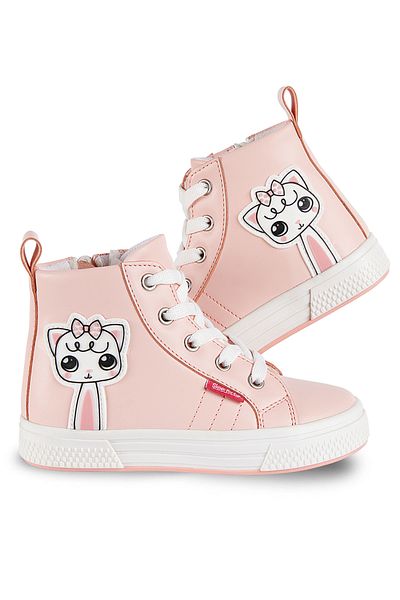 Denokids Kitty Pink Mädchen Sneakers Sportschuhe