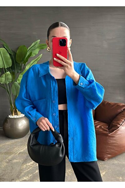 Mervellion Saks Blue Voslo Comfortable Shirt