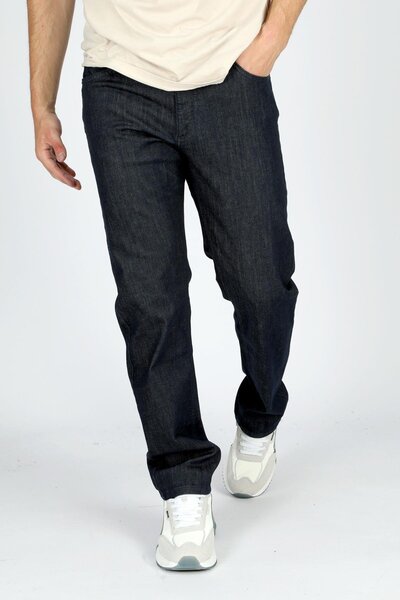 Lee Cooper Rico Yüksek Bel Düz Kesim Düz Paça Siyah Erkek Jean Pantolon