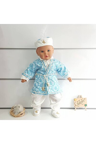 bebegen Yeni Şehzade Bebek Mevlüt Takımı Mavi
