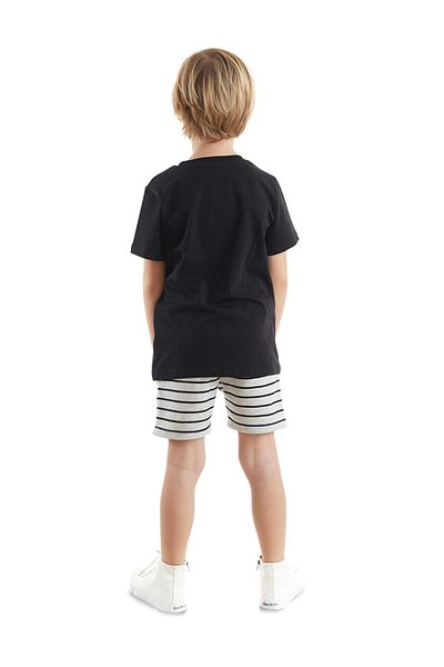 Denokids Raccoon Boy's póló rövidnadrág szett
