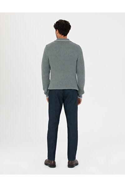 Pierre Cardin Lacivert Regular Fit Kanvas Pantolon 50278474-VR033