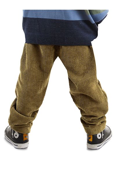 Denokids Khakifarbene Jungenhose aus Cord