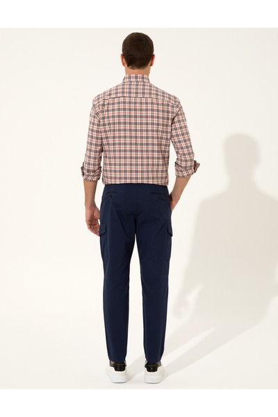 Pierre Cardin Açık Lacivert Carrot Fit Kanvas Pantolon 50239848-VR059