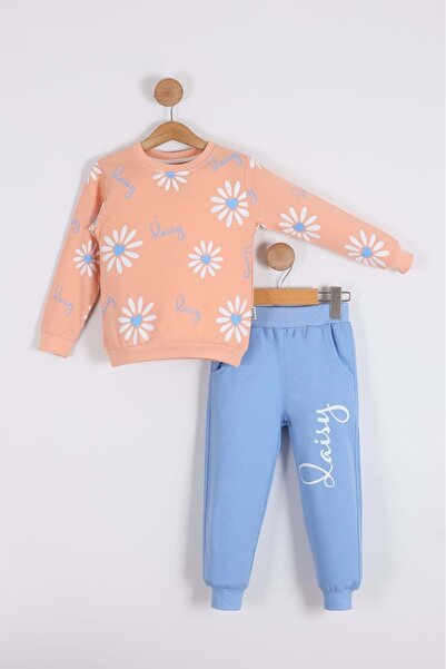 Mnk Baby&Kids Φούτερ για κορίτσια Daisy Motif - MNK0623 SOMON