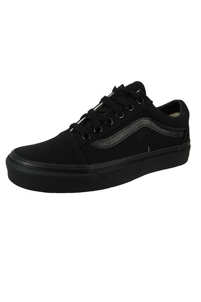 Vans Damen Low Sneaker Old Skool D3HBKA Schwarz Black-Black Textil