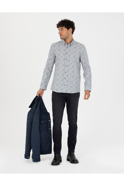 Pierre Cardin Siyah Slim Fit Jean Pantolon 50278199-VR046