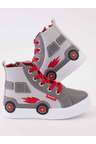 Denokids Car Boys Grau Sneakers Sportschuhe