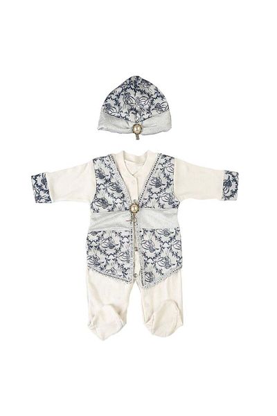 bebegen Tuğra Laci Silver Şehzade Baby Boy Mevlüt Set