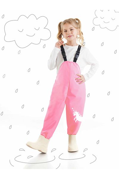Denokids Wasserdichter Regenanzug für Einhorn-Mädchen