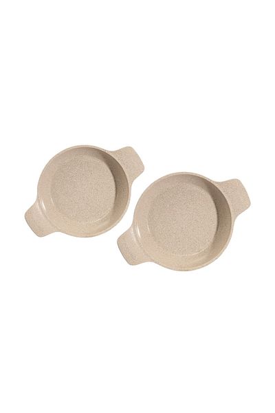 ThermoAD Mink Hot Pot Sauce Set - Cast Iron Self-Handle, 2 Pieces, 20Cm-22Cm