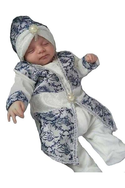 bebegen Tuğra Laci Silver Şehzade Baby Boy Mevlüt Set