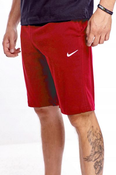 Nike Swoosh Summer Thin Cotton Shorts Red