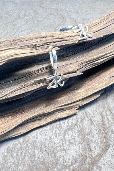 Nalia takı Harfli Gümüş Küpe