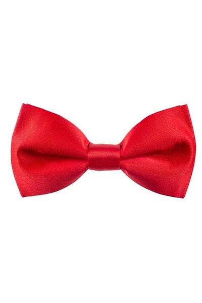 Mnk Papion pentru băiat din satin roșu