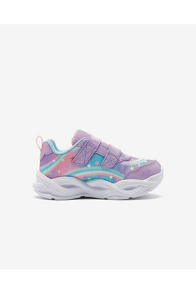 SKECHERS حذاء رياضي أرجواني للفتيات الصغيرات من Twisty Glow 303718n Lvmt
