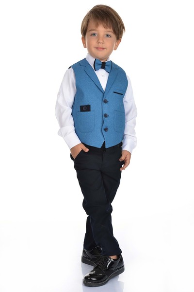 Mnk Sports Vest Boys' Set Indigo