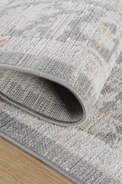 KONFOR Rustik 2223 Classic Vintage Living Room Beige Country Kitchen Rug – Non-Dust, Soft Machine-Made Rug