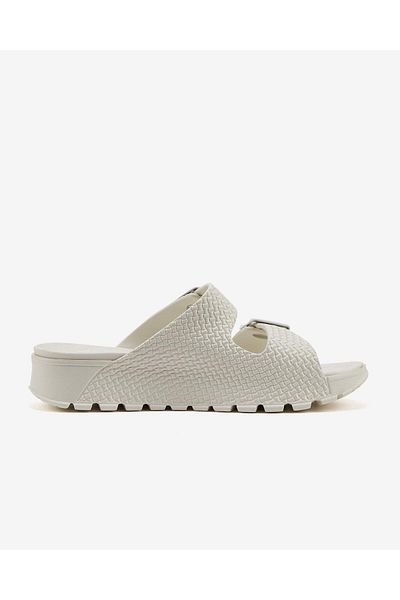 SKECHERS Γυναικείες λευκές παντόφλες Arch Fit Footsteps 111378   Wht