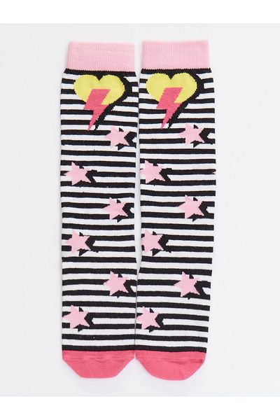 MSHB&G Knielange Mädchensocken mit Sternenstreifen