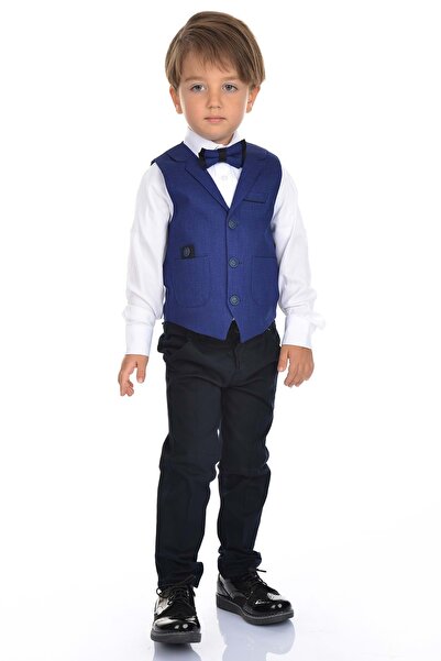 Mnk Sports Vest Boys' Team Dark Blue