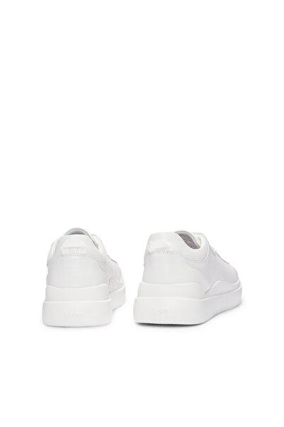 HUGO Pürüzsüz deriden kap-taban spor ayakkabı