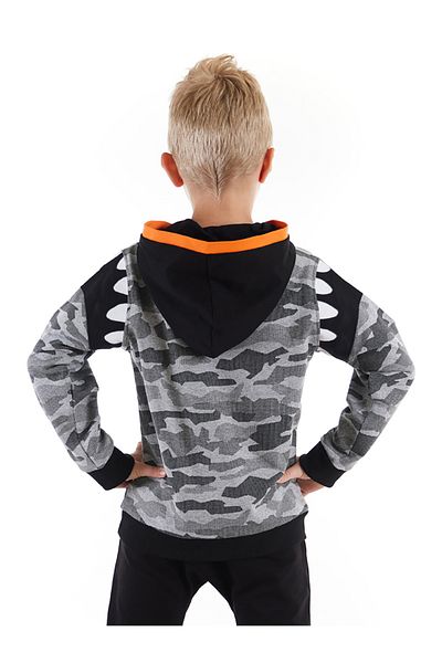 MSHB&G Sweatshirt mit Kapuze für Jungen in Camouflage