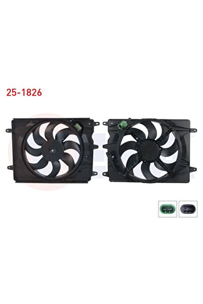Veka FAN MOTORU (SU+KLIMA) TEKLI FANLI REZISTANSLI FIAT EGEA 1.4 16v 95 HP 2015-