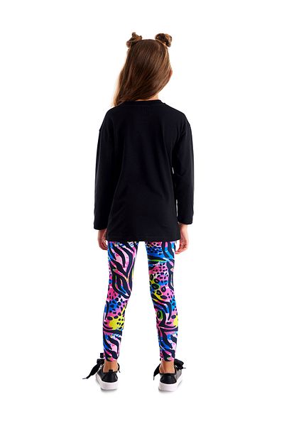 MSHB&G Geflügeltes Lightning Girl T-Shirt Tunika Leggings Set
