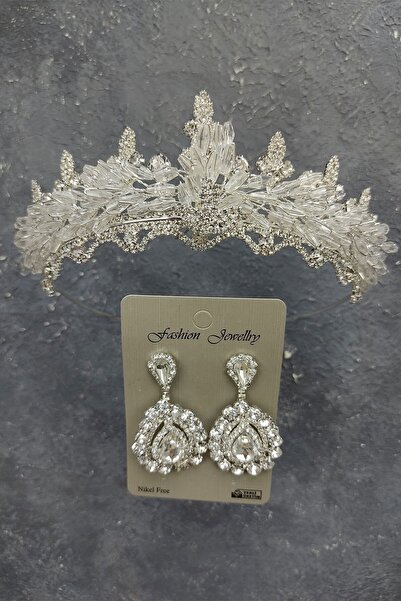 Limelia Σκουλαρίκια με χάντρες αμυγδάλου και σκουλαρίκια με πέτρες