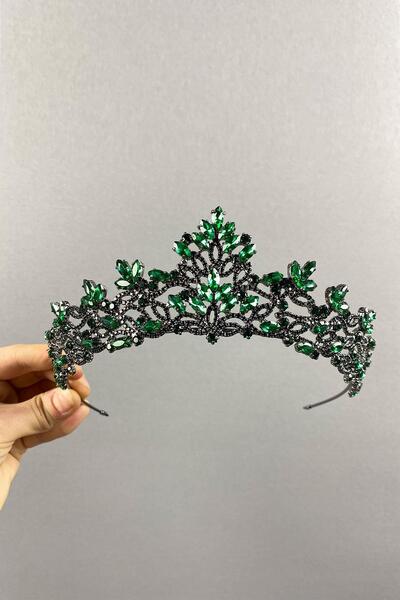 Limelia Coroana de mireasa cu henna model Melis verde