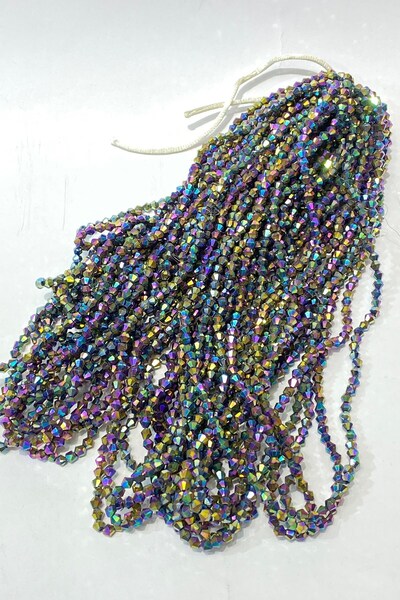 Limelia Mărgele cristaline verzi Janjanlı Pramit Dizi 4 mm