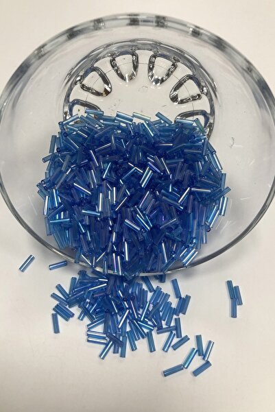 Limelia Тъмносиня тръбна мъниста 5 мм