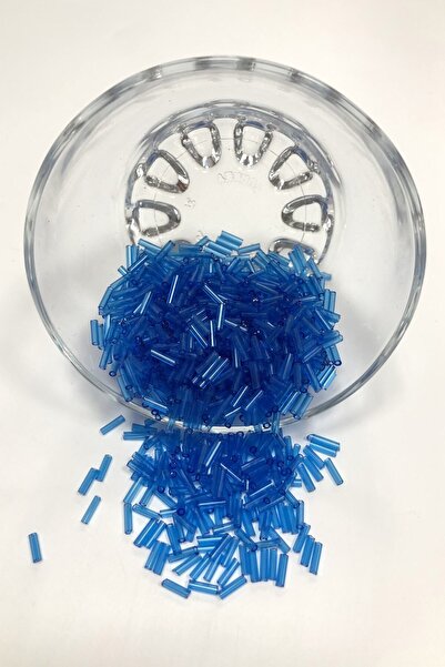 Limelia Средно синя тръбна мъниста 5 мм