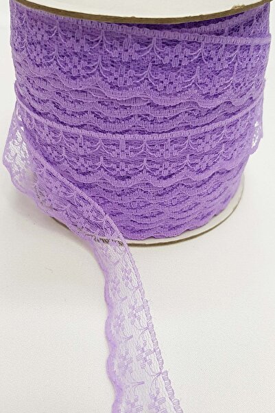 Limelia Panglică din dantelă liliac 2,5 cm