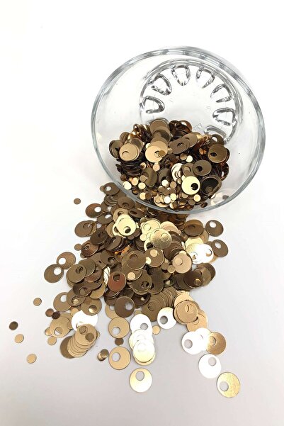 Limelia Χρυσά μποτάκια και Τσάντα παγιέτες 10 χιλιοστά