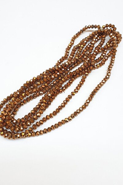 Limelia Χάλκινο Χρώμα Επιμεταλλωμένες Κρυστάλλινες Χάντρες 6 Χλστ