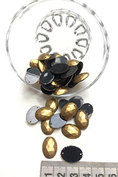 Limelia Жълто покритие овална пластмасова кола, 10 броя